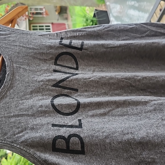 Brunette the Label Blonde Tank Top - M/L in Grey - Picture 3 of 5